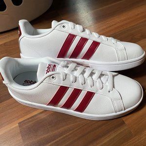 Adidas Cloudfoam Burgundy Stripe 9.5 Women's